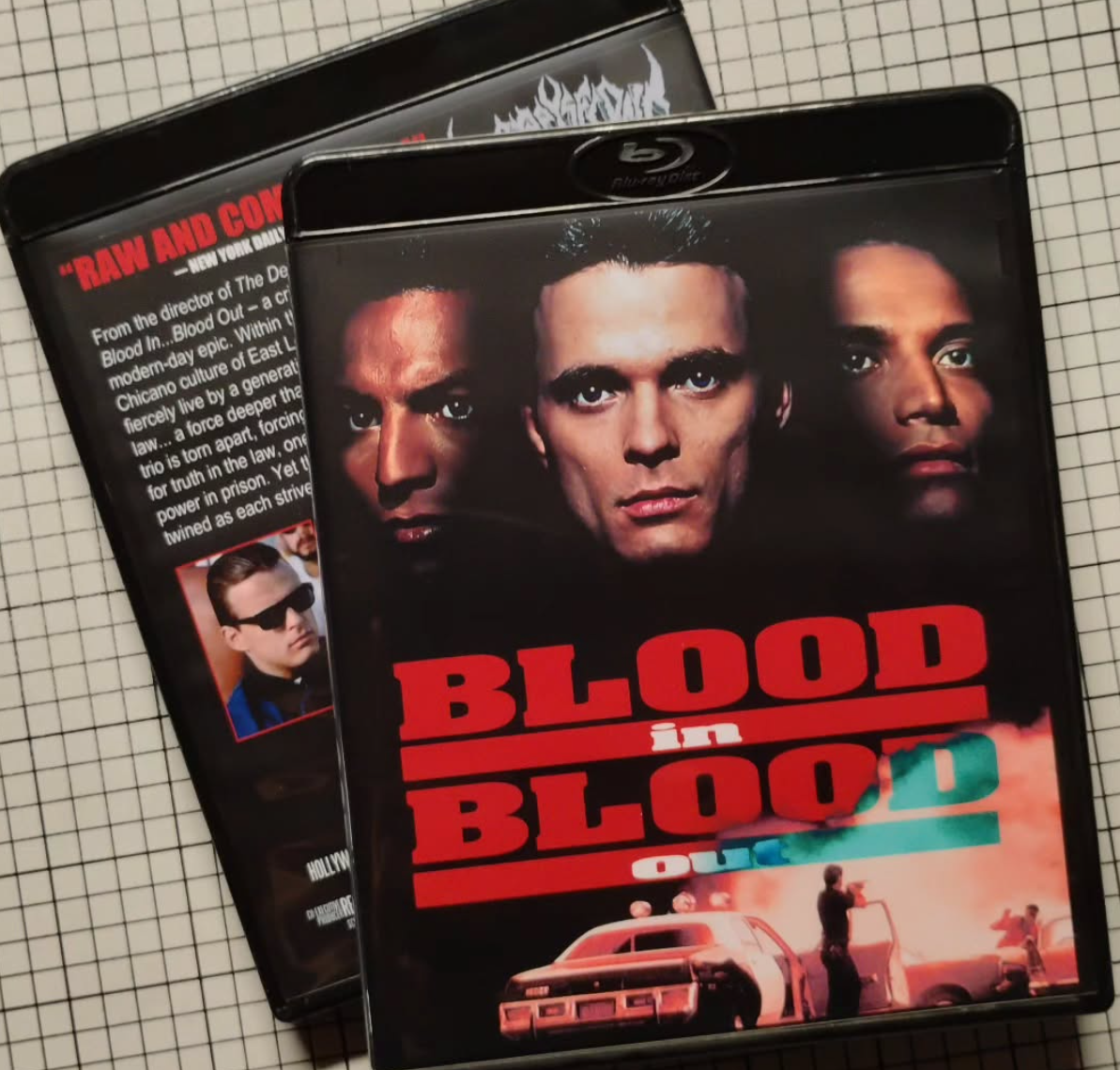 *limited run* Blood in, Blood Out (1993) Bound by Honor | 2-Disc Region-Free (Blu-Ray) Set | Theatrical & Directors Cut | *BLACK CASE EDITION*