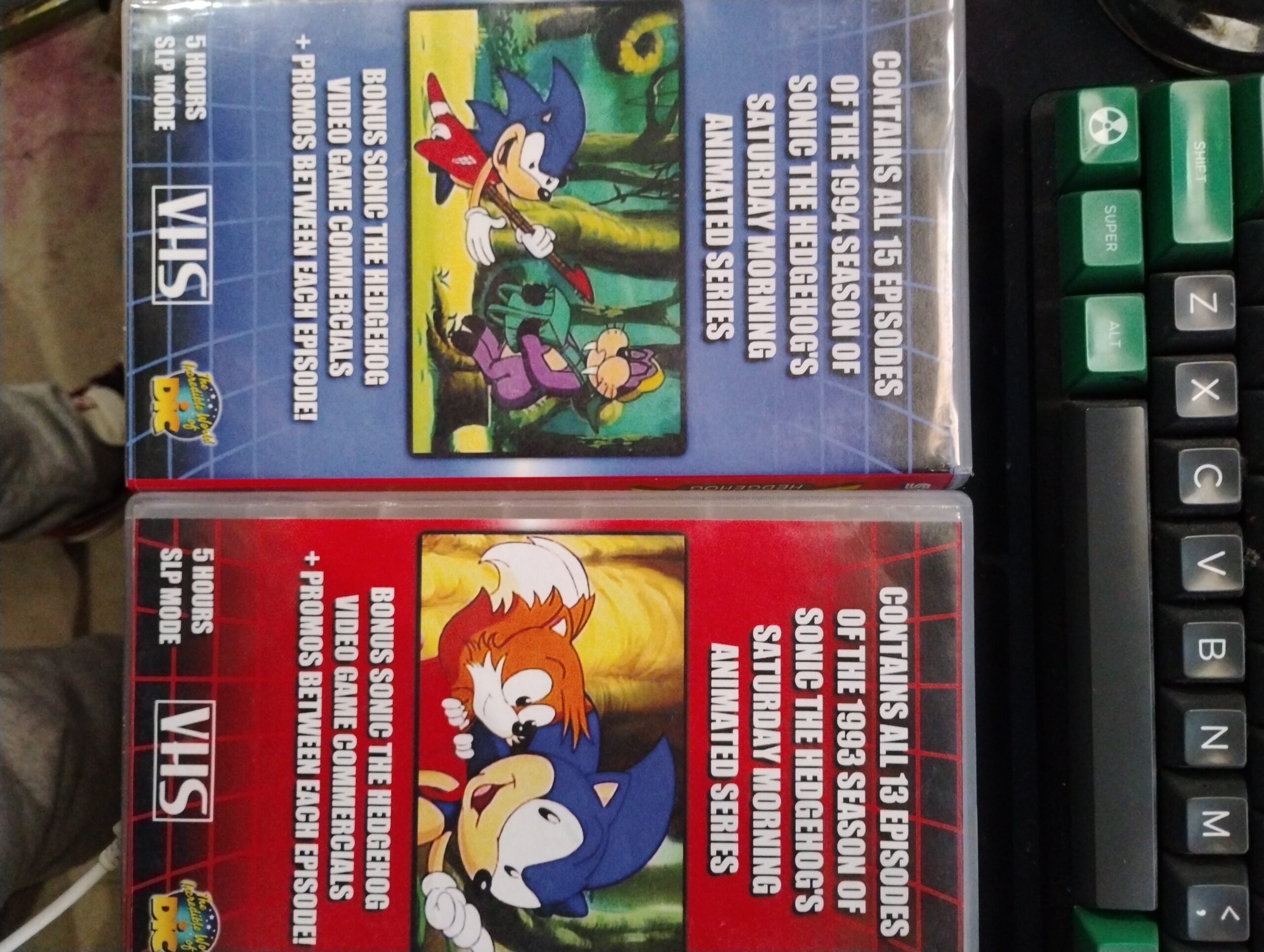 Sonic the Hedgehog (TV Series 1993-1994) | Animated | 2x Custom (VHS) Bundle - Image 2