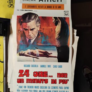 24 Hours... Not One Minute More Italian Locandina Poster