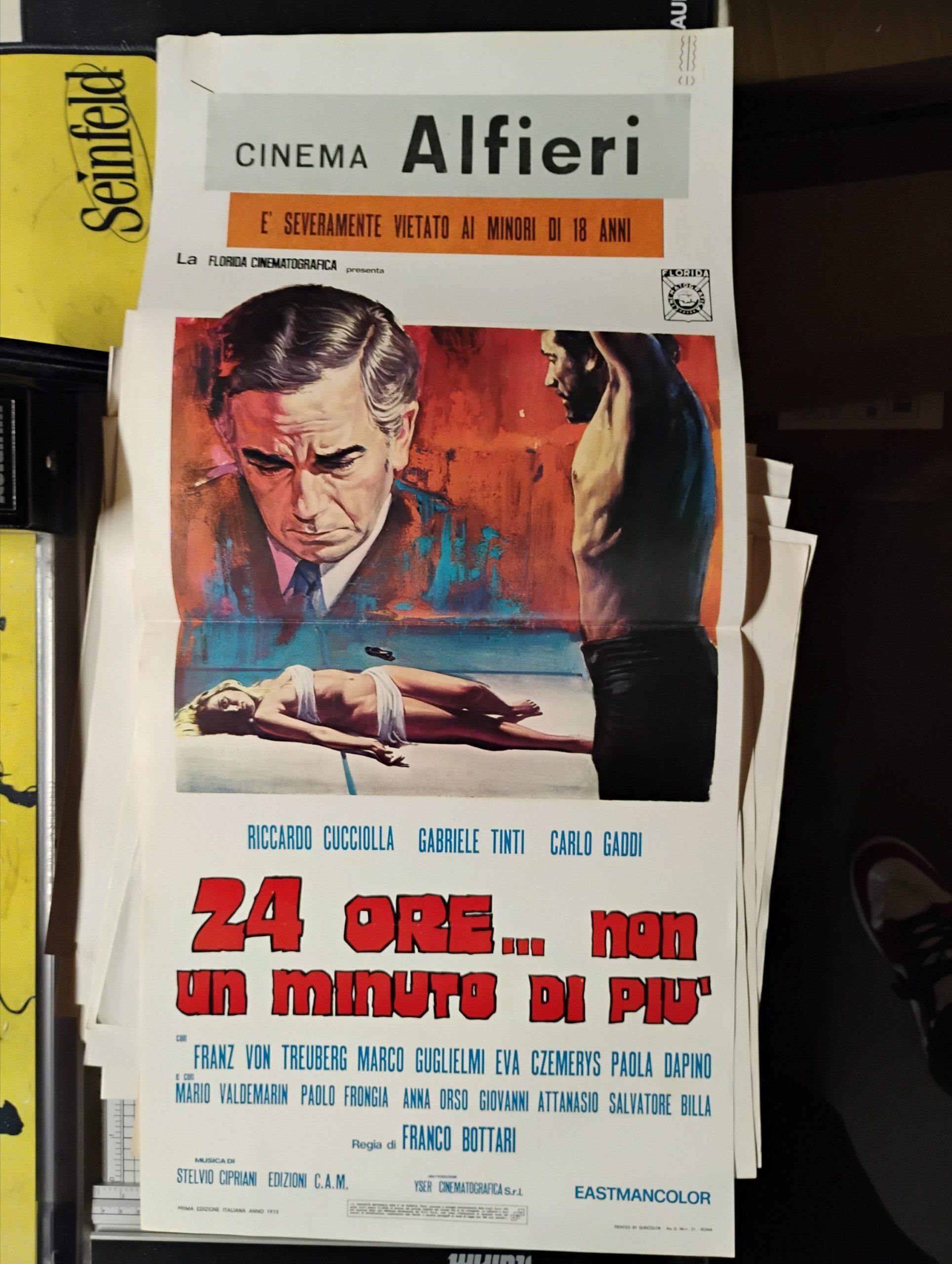 24 Hours... Not One Minute More Italian Locandina Poster