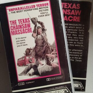 Texas Chainsaw Massacre Custom VHS