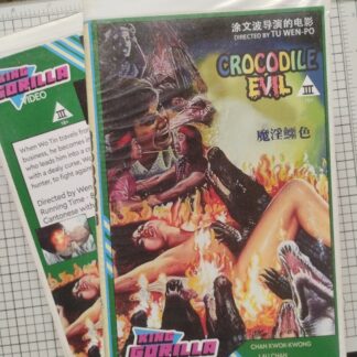 Crocodile Evil Custom VHS