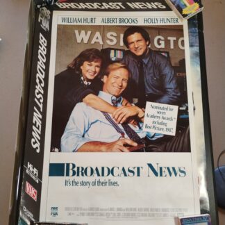 Broadcast News Original Video Store VHS Shaped Poster Rare