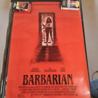 Barbarian Original One Sheet Double Sided Rolled