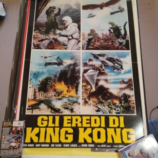 Destroy All Monsters Original Italian Poster