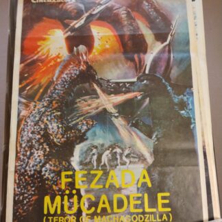 Terror of Mechagodzilla Original Turkish Poster Rare