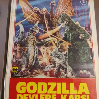 Godzilla vs Gigan Original Turkish Poster