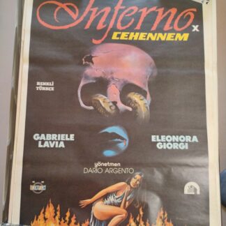 Inferno Original Turkish Poster Rolled