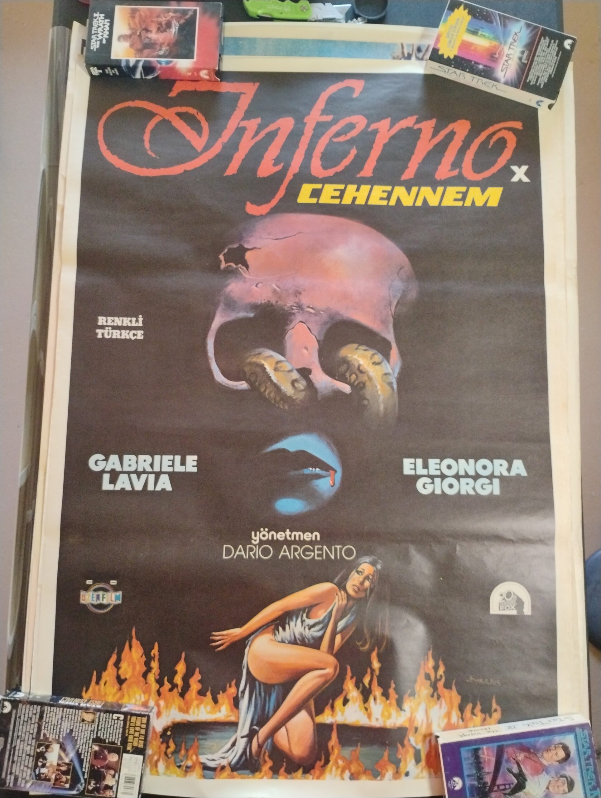 Inferno Original Turkish Poster Rolled