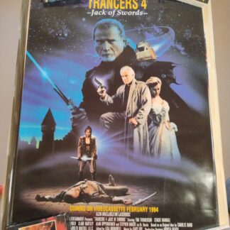 Trancers 4 Jack of Swords Original Video Store Poster Full Moon