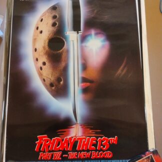 Friday the 13th Part 7 The New Blood Original One Sheet Poster Rolled