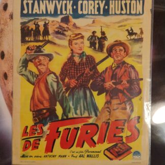 The Furies Original Window Card Movie Poster