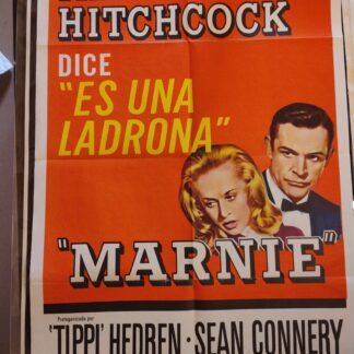 Alfred Hitchcock Marnie Original Spanish One Sheet Poster