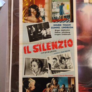 Ingmar Bergman The Silence Locandino Original Italian Poster