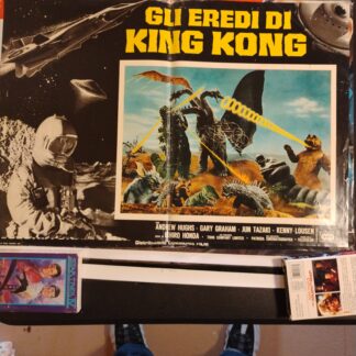 Destroy All Monsters Original Italian Half Sheet Poster