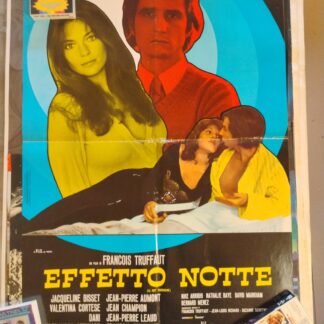 Truffauts Day for Night Original Italian 1 sheet 2f poster