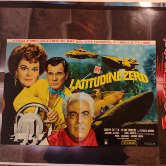 Toho Latitude Zero Original Italian Half Sheet Poster