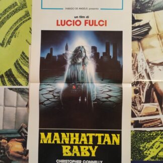 Lucio Fulci Manhattan Baby Original Italian Locandino Poster