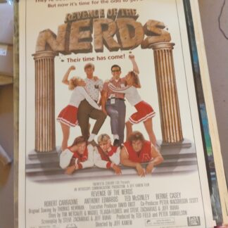 Revenge of the Nerds Original One Sheet Great Shape Rolled