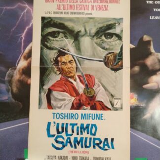 Samurai Rebellion Original Italian Locandino Poster