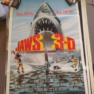 Jaws 3 3D Original One Sheet Folded