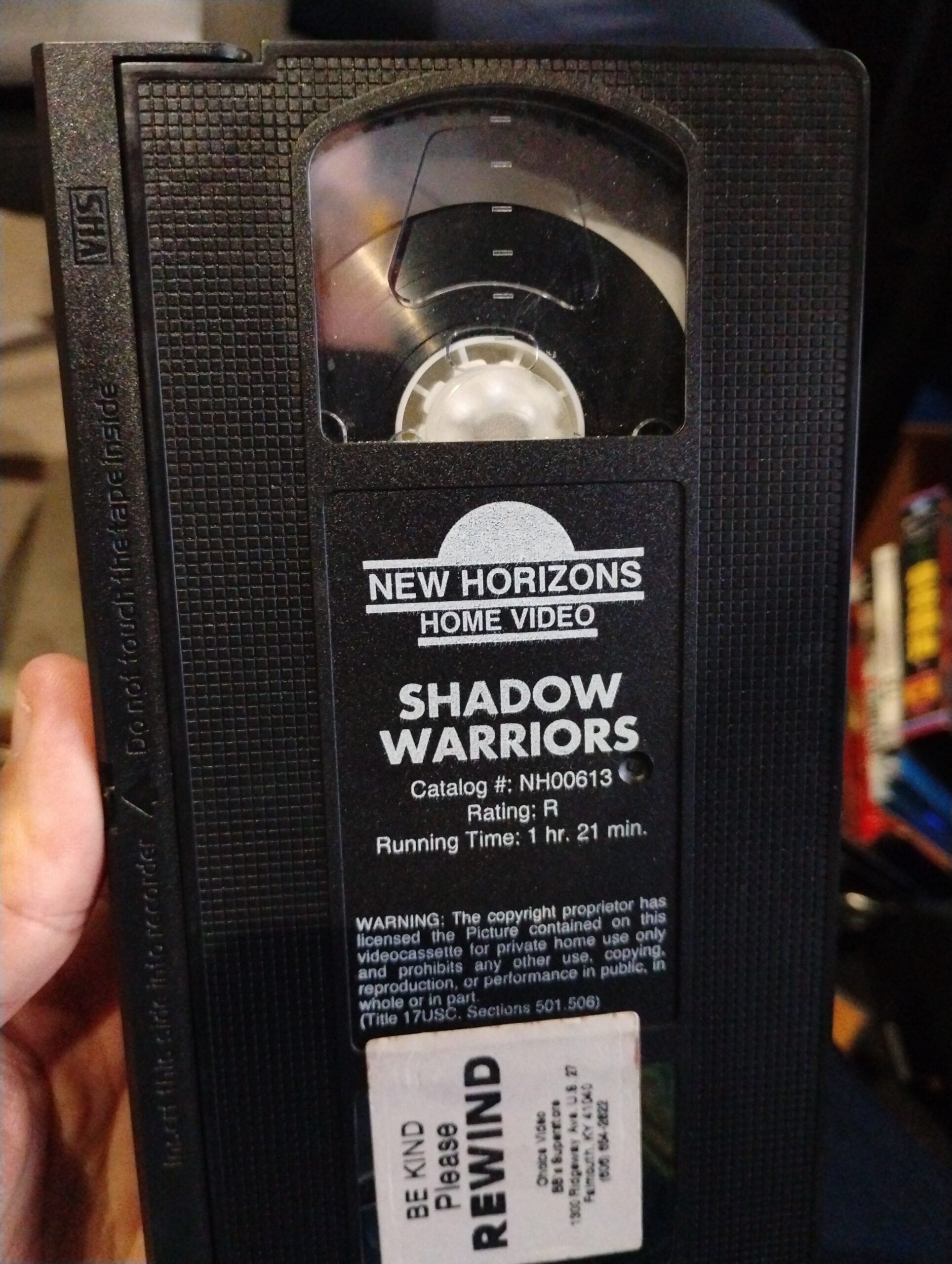 Shadow Warriors New Horizons VHS USED - Image 3