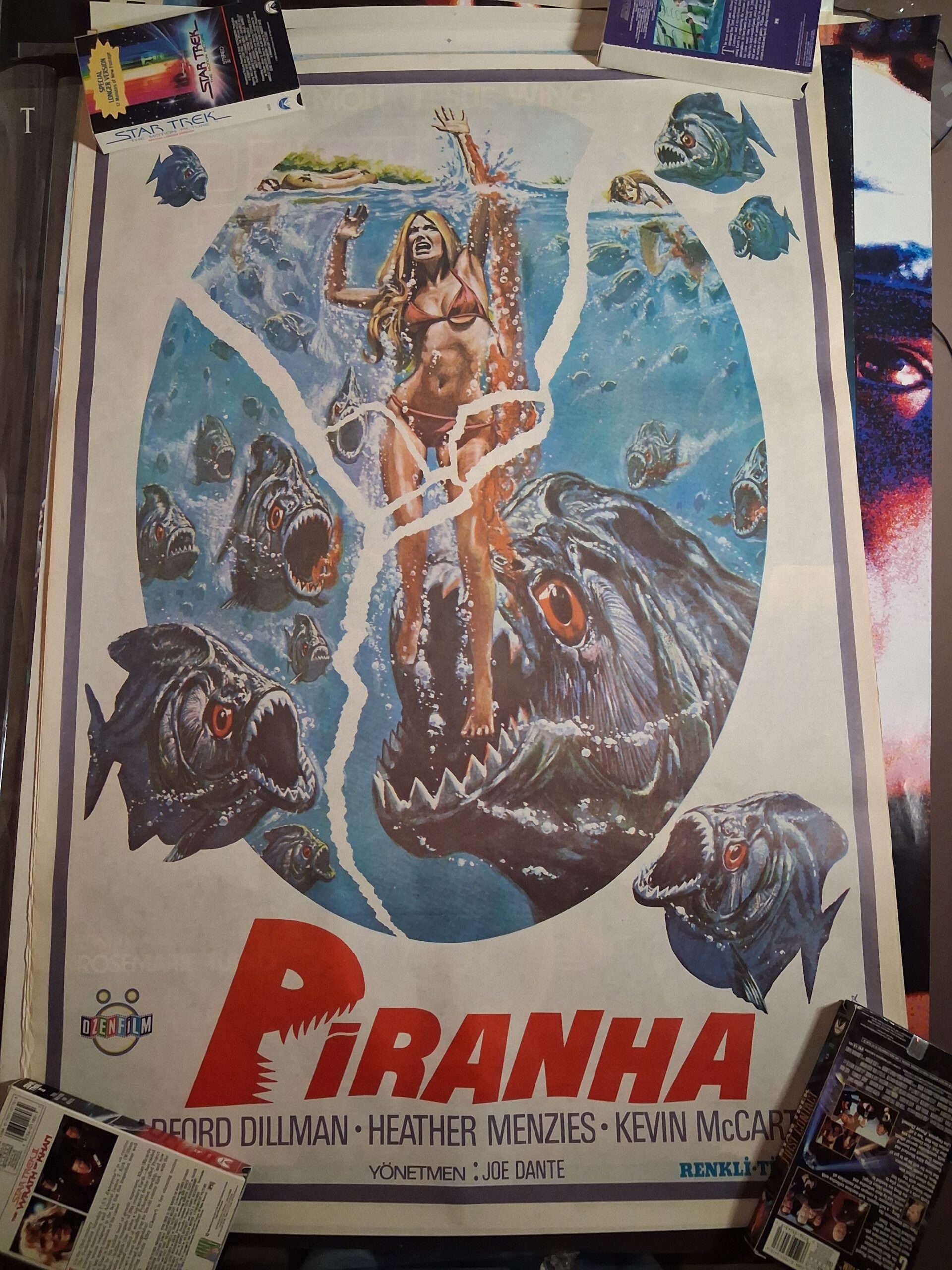 Piranha Original Turkish Poster Rolled