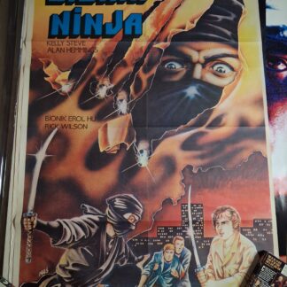 Bionic Ninja 1985 Original Turkish Poster