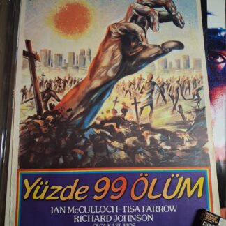 Lucio Fulci Zombie 1979 Originap Turkish Poster Rolled