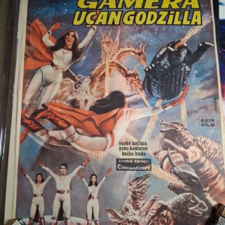 Gamera Super Monster 1980 Original Turkish Poster Rolled