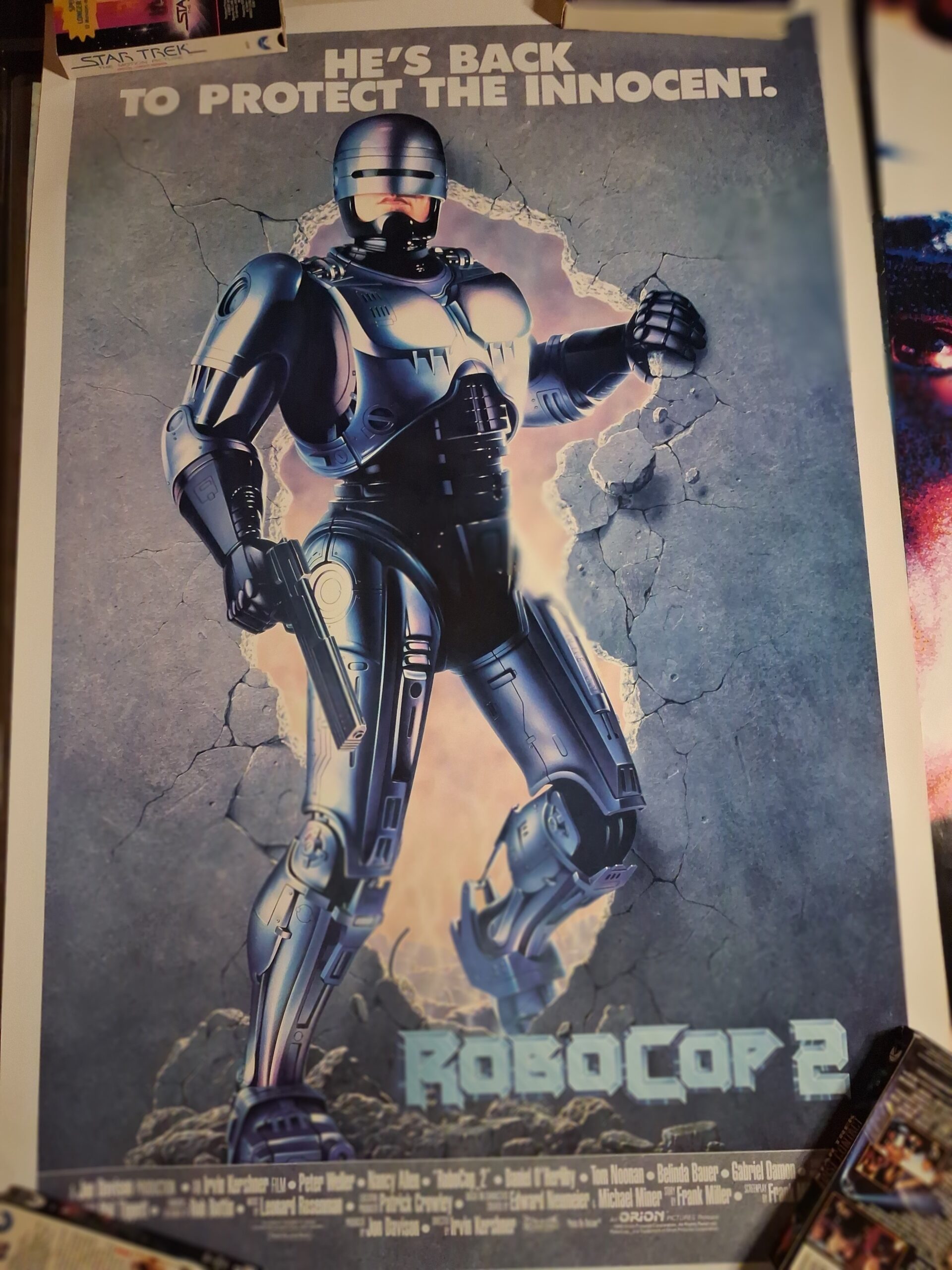 Robocop 2 Original One Sheet Rolled