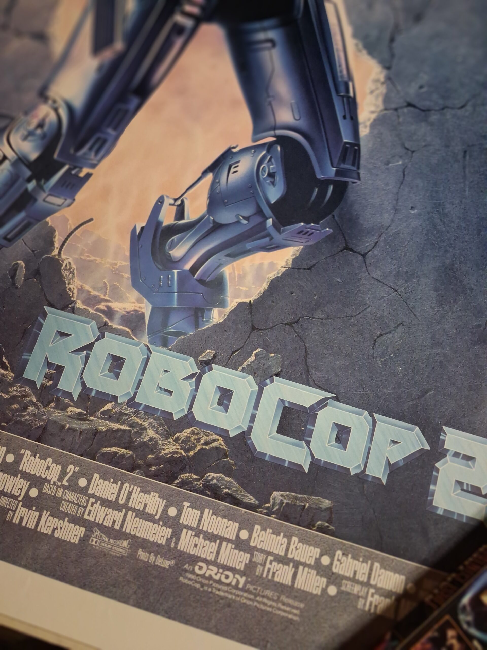 Robocop 2 Original One Sheet Rolled - Image 3