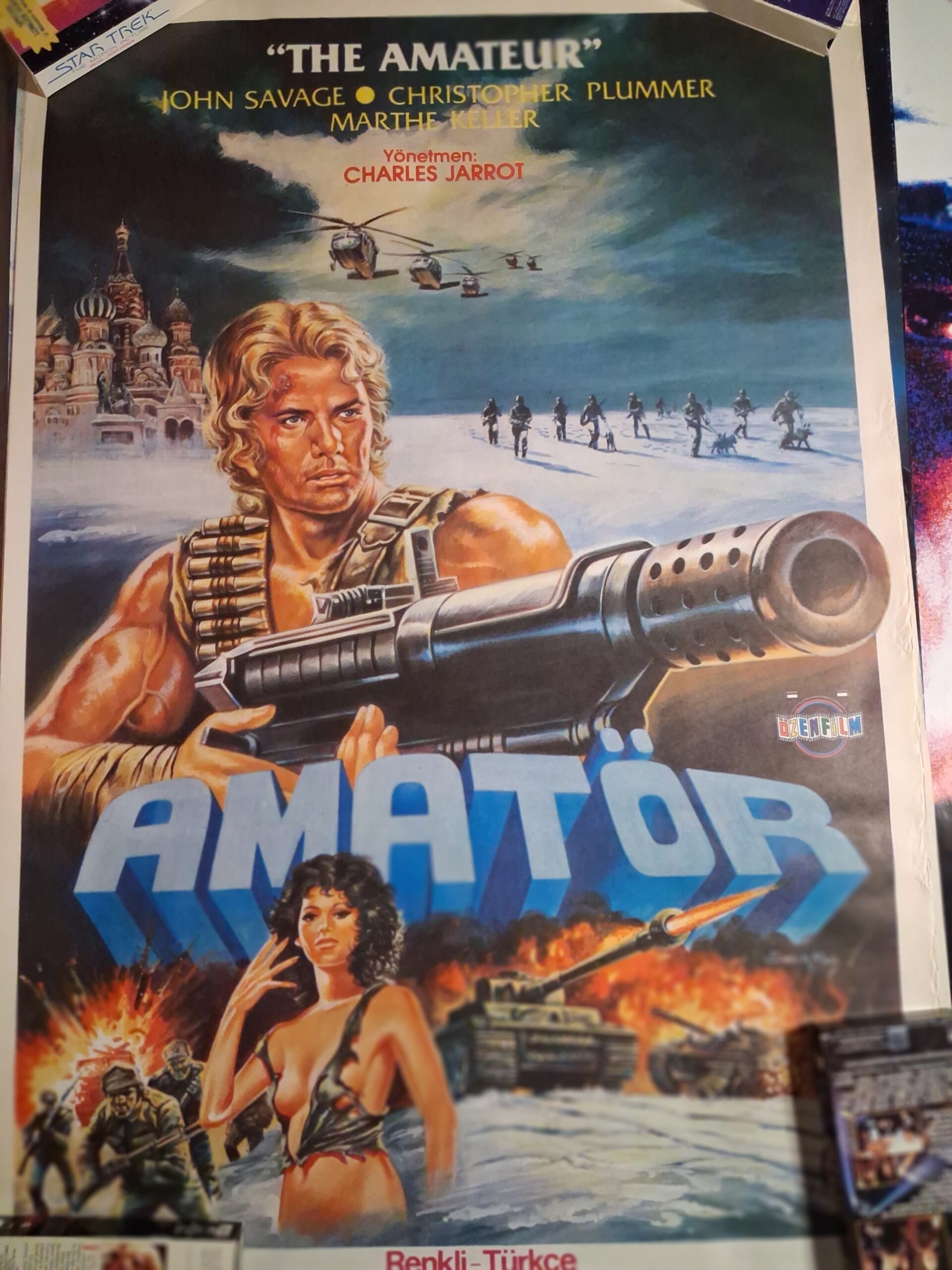 The Amateur Original Turkish Poster Rolled