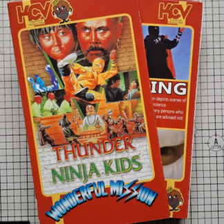 Thunder Ninja Kids Custom Slipcover VHS English Dubbed